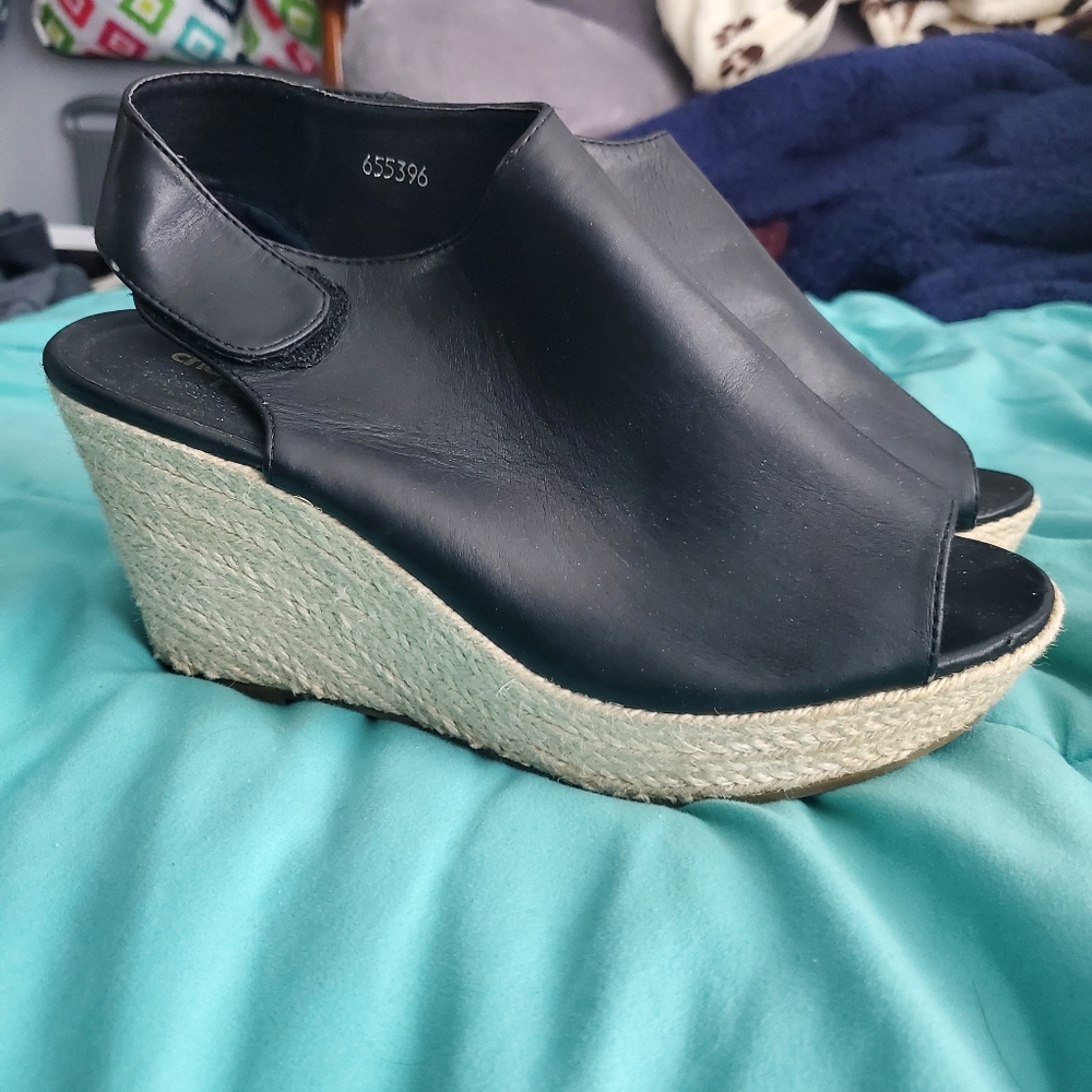 Leather Wedges - Picture 3 of 4